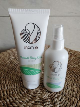 mom e 맘이 내추럴 베이비 케어 크림+바디오일 — 3점을 준 리뷰어가 2021년 1월 올린 사용 사진