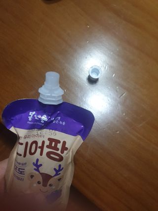 [몸엔용] 우리 아이 건강간식, 달콤한 녹용곤약젤리 디어팡 4종 — 5점을 준 리뷰어가 2021년 8월 올린 사용 사진