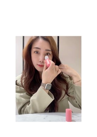 스킨큐어 산다화 카멜리아 안티 링클 멀티밤 — 5점을 준 리뷰어가 2022년 3월 올린 사용 사진