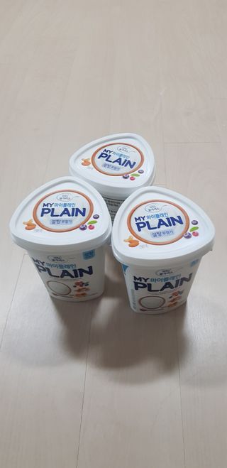 떠먹는불가리스 마이플레인 요거트 435g 6개입 — 4.5점을 준 리뷰어가 2021년 4월 올린 사용 사진