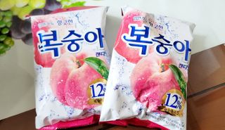 청포도캔디 복숭아캔디 — 5점을 준 리뷰어가 2022년 11월 올린 사용 사진