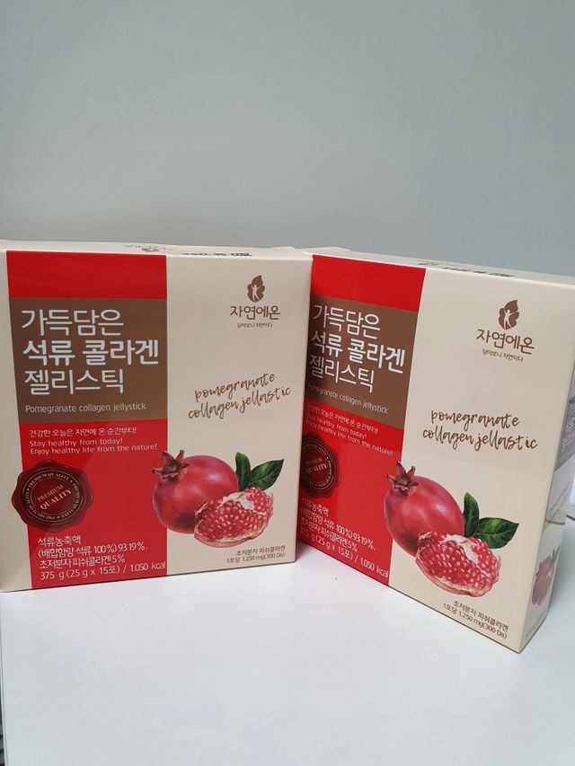 자연에온 가득담은 석류 콜라겐 젤리스틱 2BOX 리뷰 사진