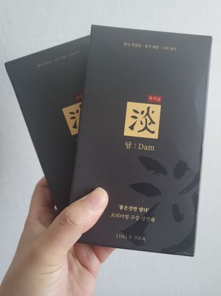 담소은 자극없는 무알콜 휴대용 한방가글 스틱 가글담 — 4점을 준 리뷰어가 2022년 10월 올린 사용 사진