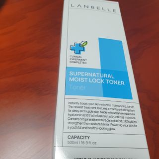 랑벨 수퍼내츄럴 수분잠금 토너 500ml (수분, 보습, 피부장벽 토너) — 5점을 준 리뷰어가 2022년 4월 올린 사용 사진
