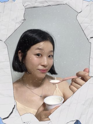 프리 [2종 패키지]덴마크 요거밀 통오트 요거트(플레인/아몬드) — 5점을 준 리뷰어가 2025년 8월 올린 사용 사진