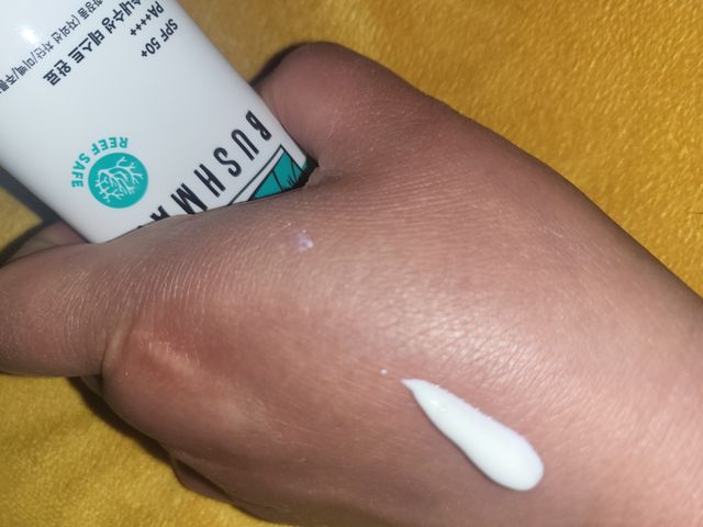 부쉬맨 워터프루프 프로 선크림 50g SPF50+ PA++++ 리뷰 사진