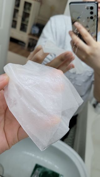 타포미 시카 탐 시트 마스크 27ml — 5점을 준 리뷰어가 2023년 2월 올린 사용 사진