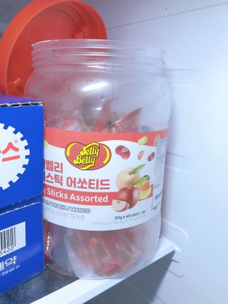 젤리벨리 젤리스틱 어쏘티드 900g — 5점을 준 리뷰어가 2022년 8월 올린 사용 사진
