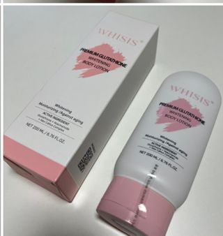 위시스 프리미엄 글루타치온  화이트닝 바디로션 — 3.5점을 준 리뷰어가 2022년 12월 올린 사용 사진
