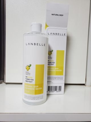 랑벨 내츄럴 딥 클렌징 워터 500ml — 5점을 준 리뷰어가 2022년 6월 올린 사용 사진