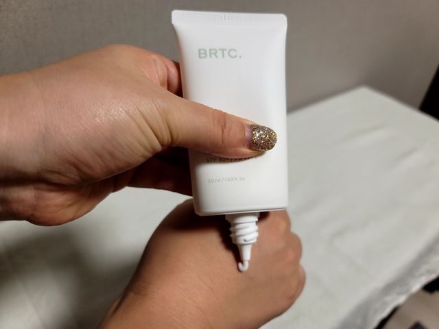 BRTC 마일드 선크림 리뷰 사진