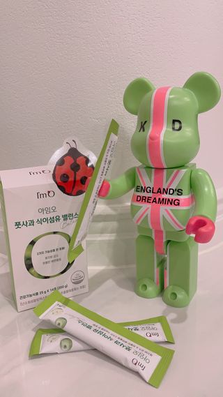아임오 풋사과 식이섬유 밸런스 젤리 14포 — 4점을 준 리뷰어가 2021년 6월 올린 사용 사진