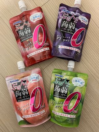 ORIHIRO 오리히로 곤약젤리 제로칼로리 130g 4종 4팩(맛별로 1팩씩) — 3.5점을 준 리뷰어가 2023년 3월 올린 사용 사진