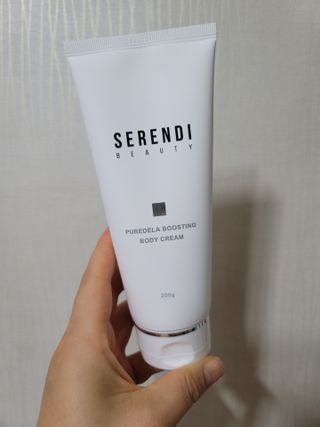 세렌디뷰티 퓨어델라 부스팅 바디크림 — 4점을 준 리뷰어가 2021년 7월 올린 사용 사진