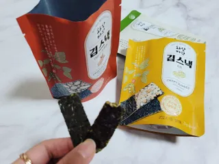 더빈트 와삭바삭 김스낵 — 5점을 준 리뷰어가 2023년 1월 올린 사용 사진