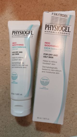 피지오겔 레드수딩 시카밸런스 크림 50ml — 5점을 준 리뷰어가 2022년 4월 올린 사용 사진