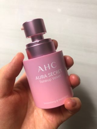 AHC 아우라 시크릿 톤업 벨벳 — 5점을 준 리뷰어가 2021년 4월 올린 사용 사진