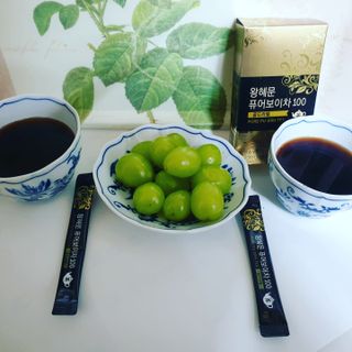보의당 왕혜문 퓨어보이차 100 — 4점을 준 리뷰어가 2021년 10월 올린 사용 사진