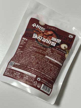 [푸딩팩토리] 대구 동인동식 수비드 매운돼지갈비찜 750g_국내산 돼지고기, 마늘듬뿍 동인동식 찜갈비 — 4.5점을 준 리뷰어가 2022년 8월 올린 사용 사진
