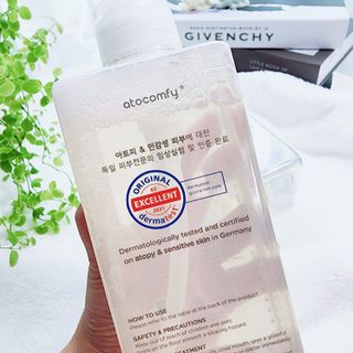 아토컴피 신생아와 반려동물도 사용가능한 고농축 세탁세제 섬유유연제 500ml 세트 (독일 피부과 임상시험 완료) — 4점을 준 리뷰어가 2022년 9월 올린 사용 사진