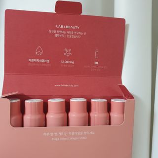 랩앤뷰티 메가 벨벳 콜라겐 12000 — 5점을 준 리뷰어가 2021년 6월 올린 사용 사진