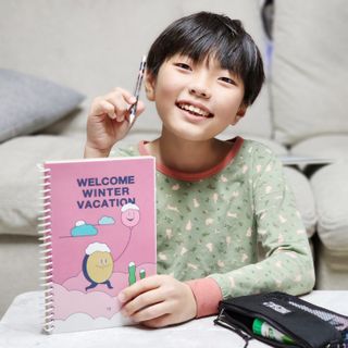 리훈 차일드라이크 반가워 겨울방학 초등학생 플래너 방학계획표 — 5점을 준 리뷰어가 2022년 12월 올린 사용 사진