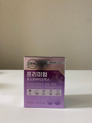 [유산균] 오마이락 프리미엄 포스트바이오틱스 30P — 5점을 준 리뷰어가 2022년 12월 올린 사용 사진