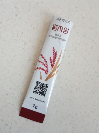 하루 1포로 콜레스테롤, 유산균, 고역가 소화효소까지 한번에 섭취! 다온바이오 홍자임 1개월분(30포) — 5점을 준 리뷰어가 2022년 12월 올린 사용 사진
