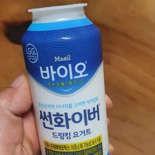 LIVE 매일바이오 썬화이버 드링킹 요거트 — 5점을 준 리뷰어가 2022년 8월 올린 사용 사진