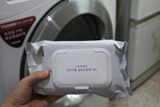[생활공작소] 건조기용 섬유유연제 시트 80매 x 2입 — 5점을 준 리뷰어가 2021년 2월 올린 사용 사진