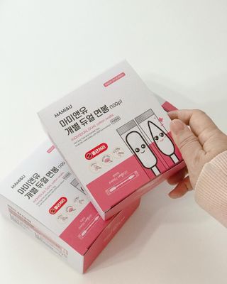 마미앤유 개별 듀얼면봉 — 5점을 준 리뷰어가 2022년 2월 올린 사용 사진