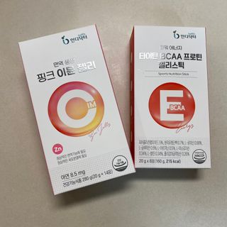 인디닥터 면역 생생 핑크 이뮨 젤리 + 타이탄 BCAA 프로틴 젤리스틱 — 5점을 준 리뷰어가 2022년 4월 올린 사용 사진
