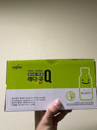 맛있는 숙취해소제 레디큐 드링크 프로 120ml X 10병 — 5점을 준 리뷰어가 2020년 12월 올린 사용 사진