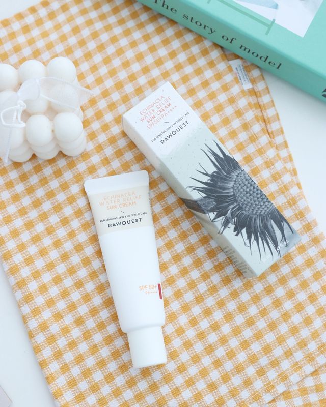 로우퀘스트 에키네시아 워터 릴리프 선크림 50ml 리뷰 사진