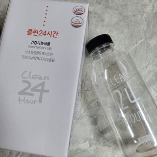 클린24시간 1BOX(5포) + 전용보틀(500ml) — 5점을 준 리뷰어가 2022년 8월 올린 사용 사진