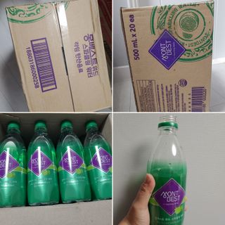 몽베스트 Montbest with Sparkling water Lime20병 — 4점을 준 리뷰어가 2021년 10월 올린 사용 사진