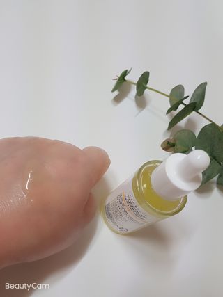 랑벨 비타 에너지 잡티 앰플 50ml 고농축 비타민, 저자극, 수분 촉촉, 미백 앰플 — 5점을 준 리뷰어가 2022년 4월 올린 사용 사진