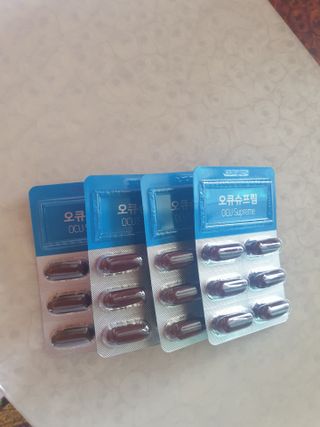 뉴트리션팩토리 비타프렙 오큐슈프림 루테인 오메가3 1050mg — 5점을 준 리뷰어가 2021년 7월 올린 사용 사진