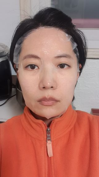 닥터마시멜로 닥터마스멜로 마블러스 아쿠아 클리닉 마스크 — 4점을 준 리뷰어가 2021년 2월 올린 사용 사진