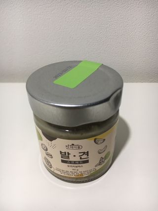 진테이블 발.견 스프레드  오리지널믹스 90g + 카카오스윗믹스 90g 2종 세트 — 5점을 준 리뷰어가 2022년 8월 올린 사용 사진
