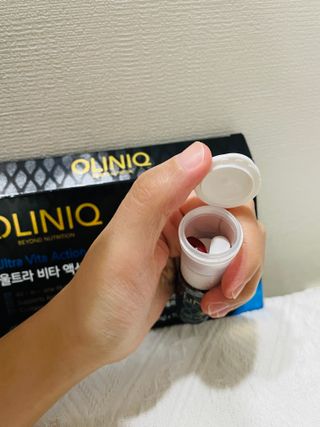 올리닉 울트라비타액션 — 5점을 준 리뷰어가 2021년 11월 올린 사용 사진