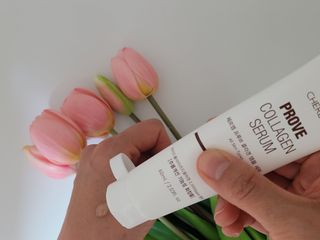 체르엠  프루브 콜라겐 앰플세럼 60ml 1병 — 4.5점을 준 리뷰어가 2022년 4월 올린 사용 사진