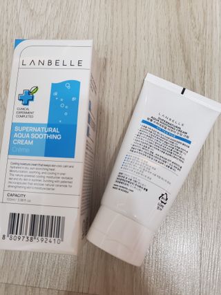 랑벨 수퍼내츄럴 아쿠아 수딩 크림 100ml — 5점을 준 리뷰어가 2022년 4월 올린 사용 사진