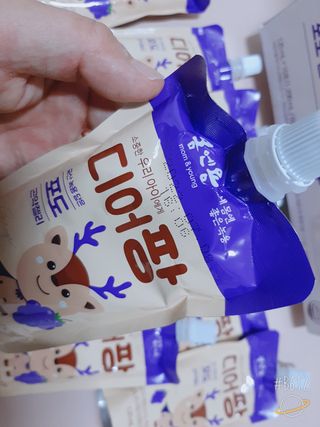 [몸엔용] 우리 아이 건강간식, 달콤한 녹용곤약젤리 디어팡 4종 — 5점을 준 리뷰어가 2021년 11월 올린 사용 사진