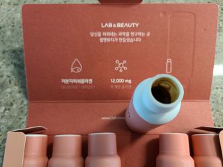 랩앤뷰티 메가 벨벳 콜라겐 12000 — 5점을 준 리뷰어가 2021년 5월 올린 사용 사진