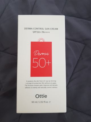 [오띠] SET_더마 컨트롤 선 크림( SPF50+ PA++++) & 100 마스크팩 x  4매 (수분/탄력/광채/장벽) — 5점을 준 리뷰어가 2022년 7월 올린 사용 사진