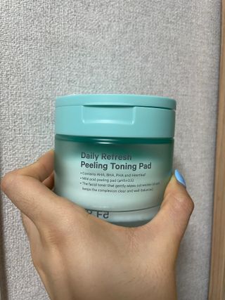 닥터에프파이브 데일리 리프레쉬 필링 토닝 패드 60매 — 5점을 준 리뷰어가 2022년 6월 올린 사용 사진