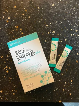프리마인 유산균 국가지정연구소 선정, 살아있는 생유산균 200억 마리의 힘. 유산균n굿바이옴플러스 — 5점을 준 리뷰어가 2021년 9월 올린 사용 사진