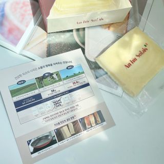 앙투어솔레 아일랜드 구워먹는 치즈 100 자연 치즈 와인안주 300g(100g x 3팩) — 5점을 준 리뷰어가 2022년 9월 올린 사용 사진