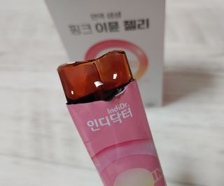 [인디닥터] 면역 생생 핑크 이뮨 젤리 — 5점을 준 리뷰어가 2022년 4월 올린 사용 사진